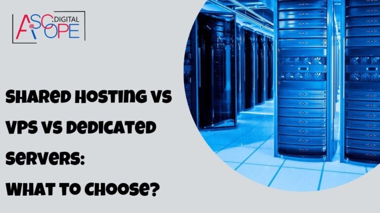 Shared hosting vs VPS vs dedicated servers comparison