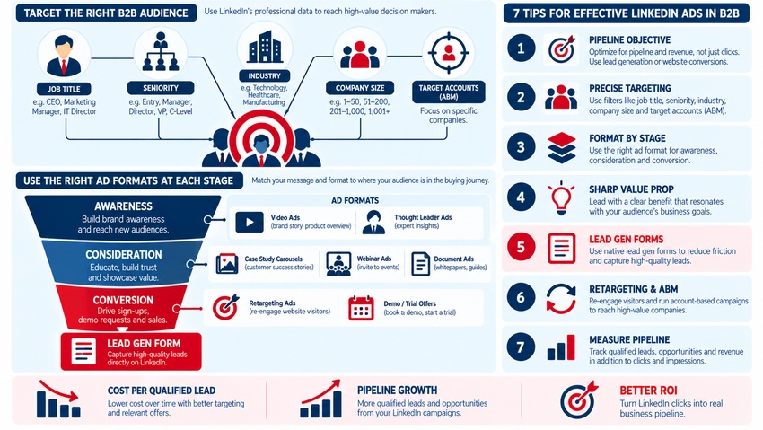 7 Tips for Effective LinkedIn Ads in B2B